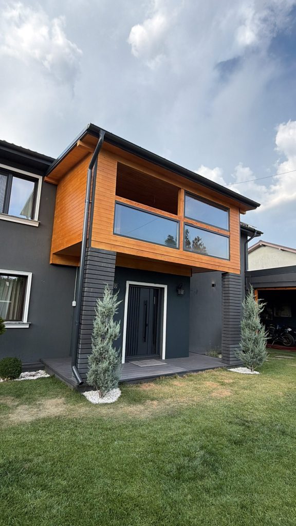 Terasa din lemn-Design modern si elegant